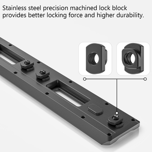 WEYLLAN MK240/MK300 Mlok Arca Rail Arca Dovetail Rail แท่นยึดขาตั้งกล้องแบบปลดเร็ว Mlok to Picatinny Rail L98 - Product Image 6