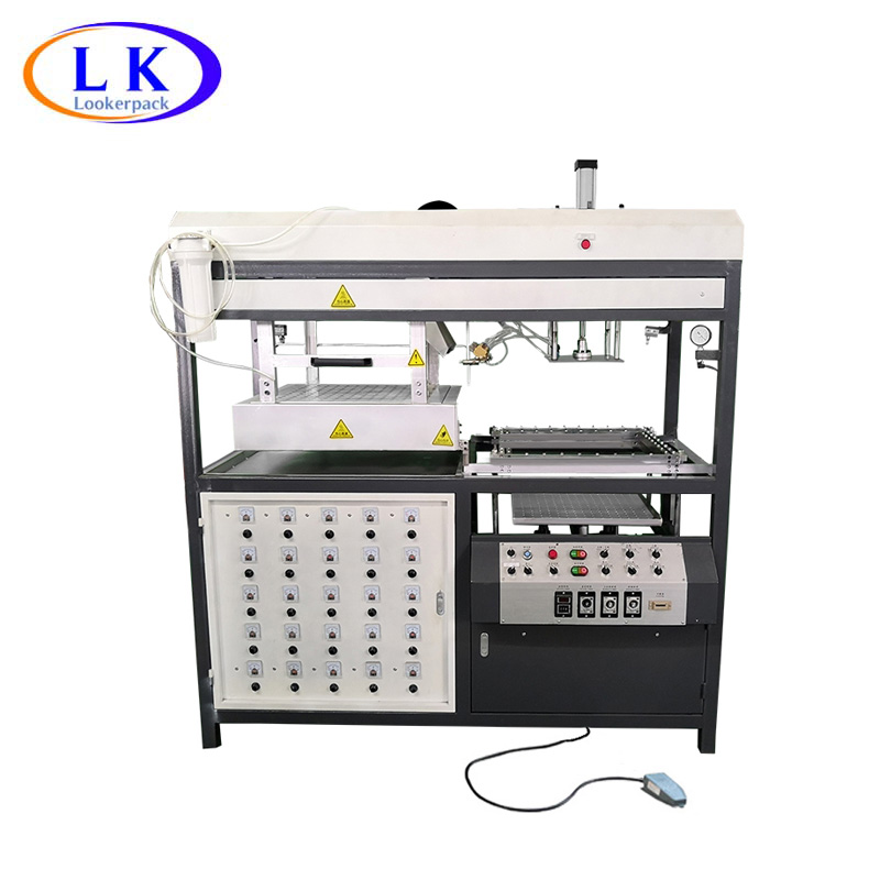 Контейнер для фаст-фуда, пластиковая блистерная вакуумная формовочная машина для ПЭТ, лоток для фруктов