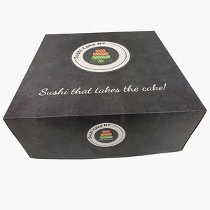 Caja <span class=keywords><strong>de</strong></span> Almacenamiento Plegable Personalizada con Barniz Mate para Sushi-<span class=keywords><strong>burrito</strong></span>, Caja para Llevar Comida <span class=keywords><strong>de</strong></span> Restaurante - Product Image 3