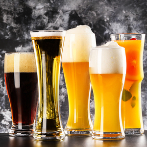 Vasos de vidrio para Bar, Copas de <span class=keywords><strong>cerveza</strong></span> para beber a un lado, venta <span class=keywords><strong>al</strong></span> <span class=keywords><strong>por</strong></span> <span class=keywords><strong>mayor</strong></span>, Steins para <span class=keywords><strong>cerveza</strong></span> - Product Image 2