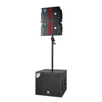EX-ONE 450W Haut-Parleur Professionnel Coaxial Unique de 10 Pouces à Réseau Linéaire Étanche Extérieur Actif Son Performance Éclairage Vidéo