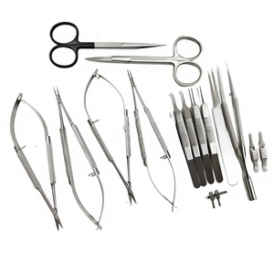 Juego de Instrumentos Microquirúrgicos Reutilizables Hechos de Acero Inoxidable de Alta Calidad para Procedimientos Quirúrgicos Avanzados - Product Image 1