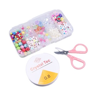 Composants de bijoux bricolage pour <span class=keywords><strong>Amazon</strong></span> Offre Spéciale 10 mètres à la main lettre <span class=keywords><strong>perles</strong></span> boîte plaqué 6mm accessoire perlé pour la fabrication de bijoux - Product Image 5