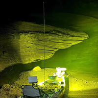 Projecteur de travail LED Yak Outdoors 40W avec lentille jaune ambre, éclairage marin anti-poussière pour kayak et bateau gonflable