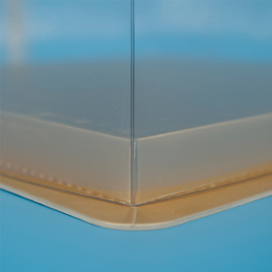 Square Cake Drum Squarecake Light Gold Paper Lid Base Clear Border Square Plastic Cake Box With Strong Base No Need Cake Drum Cake Box