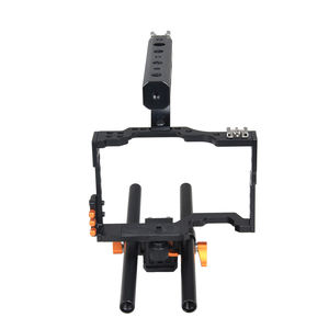 Nouveau C5 Photo personnalisé en alliage d'aluminium Action caméra <span class=keywords><strong>Cage</strong></span> côté Hande caméra <span class=keywords><strong>Cage</strong></span> pour appareil photo reflex numérique - Product Image 1