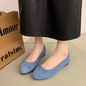 Chaussures plates de ballet pour femmes, 26 modèles, couleurs bonbon, vente chaude, chaussures tendance, approvisionnement à long terme, prix bas, vente en gros, directement de l'usine - Product Image 3