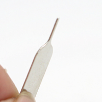 Service d'emballage personnalisé, acier à ressort, acier inoxydable, retrait de plateau, éjecteur de carte Sim, broche de carte Sim