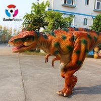T-Rex personnalisé animatronique marche dinosaure Costume caoutchouc de silicone pour enfants et adultes pour intérieur Cosplay et parcs d'attractions
