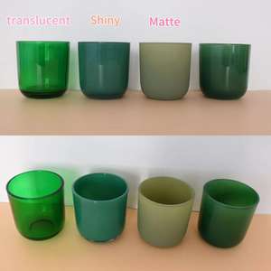 Lọ đựng nến thủy tinh trống, nhiều màu sắc, độc đáo, bán buôn năm 2023, sang trọng, dùng để làm nến - Product Image 6