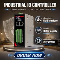 Equipo Industrial de Riel DIN con 1 Puerto RS232/485, Transmisión Transparente TCP/UDP, Servidor Cliente Modbus, Doble Fuente de Alimentación