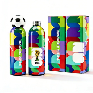 Bouteille d'eau isotherme en acier inoxydable 304 de 500 ml avec design de football couleur personnalisée, gobelet de voyage, couvercle avec logo, <span class=keywords><strong>tasse</strong></span> sous vide - Product Image 3