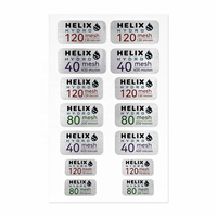 Etiquetas Personalizadas Impermeables para Filtros de Agua de Metal Plateado Cepillado, Adhesivo Fuerte, Impresión de Pegatinas con Forma Personalizada y Logotipo