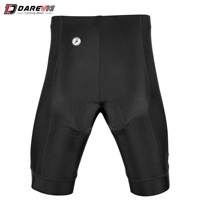 Shorts de cyclisme rembourrés Darevie de haute qualité, taille haute, pour hommes, vêtements de sport pour le vélo