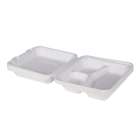 Canne à sucre bagasse alimentaire à emporter conteneur bagasse boîte à lunch