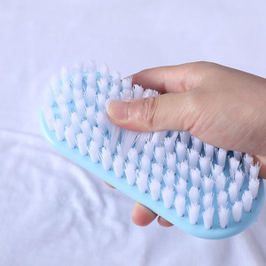 Laundry <b>Brush</b> Plastic Stiff Bristle 3 Pieces Multi Functional Cleaning <b>Brush</b> For Clothes <b>Shoes</b> Household Use - Product Image 2