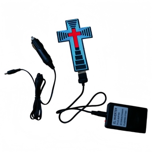 Autocollants de <span class=keywords><strong>voiture</strong></span> EL ultra-minces personnalisés à haute luminosité avec taille/forme/couleur personnalisées avec option de lumière constante/flash Produits EL - Product Image 4