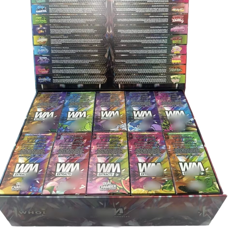 Custom Newest Whole Melt Dual Chamber Display Package Box