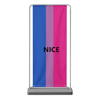Toile de fond personnalisée en polyester effet lin à imprimé arc-en-ciel gay pour séance photo, fête à thème et décoration d'événements célébratifs