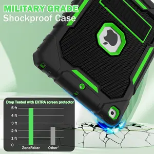 2021 9th Gen 2020 8th 2019 7th Generation Kickstand Shockproof Rugged Tablet Case For Ipad 10.2 Inch Kids Covers