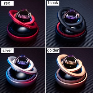 Nuovo supporto per profumo rotante solare interstellare supporto per profumo solare per auto in lega di alluminio supporto per profumo purificatore d'aria - Product Image 2