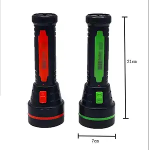 廉价手电筒热销LED充电手电筒大功率强光手电筒塑料手电筒