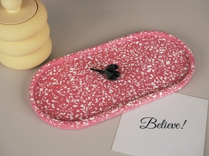 CARATTE 5 Sizes Oval Dish Plate Gypsum <strong>Tray</strong> Mold Silicon Mold for <strong>Cement</strong> <strong>Tray</strong> - Product Image 4