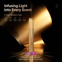 Diffuseur de parfum intelligent à commande par application, en aluminium écologique, 100 ml, double liquide, grande capacité, faible bruit 36 dB, pour SPA et hôtel