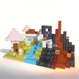 Blocs de construction éducatifs pour enfants, 100 pièces, cubes magnétiques, <span class=keywords><strong>jeux</strong></span> de construction magnétiques STEM, jouets sensoriels d'extérieur - Product Image 1