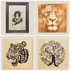 Kit de Matériaux de Gravure au Laser, Plaque en Bois pour Gravure Personnalisée, Logo Personnalisé pour Kit DIY, Gravure CNC au Laser - Product Image 2
