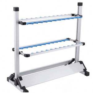 Light Weight Aluminum12 Holes 24 Holes Fishing Display Support Storage Stand Fishing <strong>Rod</strong> Racks Metal Fishing <strong>Rod</strong> <strong>Holder</strong> - Product Image 2