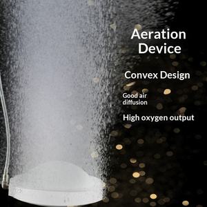 Diffuseur <span class=keywords><strong>d</strong></span>'air hémisphérique durable pour aquarium avec base stable, aérateur à bulles pour aquarium et bassin - Product Image 3