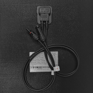 Pannello Solare Nero Personalizzato 50w 60w 80w, Pannello Fotovoltaico Adesivo per Balcone 12v 18v, Collegabile <span class=keywords><strong>in</strong></span> <span class=keywords><strong>Parallelo</strong></span> e Serie - Product Image 2