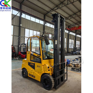 额定起重2000公斤强力2吨3米前进电动叉车4WD座椅驱动货运站货叉 - Product Image 3