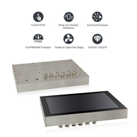 Panel PC Industrial de Acero Inoxidable IP69K a Prueba de Agua de 15 Pulgadas J6412 Sin Ventilador, Precio de Fábrica