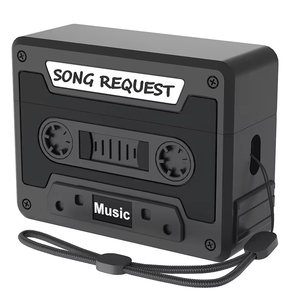 Étui en silicone liquide au design rétro cassette pour écouteurs sans fil - Protection intégrale antichoc, anti-traces de doigts, style sculpté 3D - Product Image 4