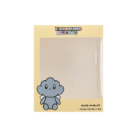 Boîtes cadeaux personnalisées transparentes pliantes en papier kraft A4 avec grande fenêtre transparente en PVC et couvercle 10 pouces de planches à gâteaux rondes