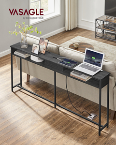 <span class=keywords><strong>VASAGLE</strong></span>-Table de Salon Moderne, <span class=keywords><strong>Console</strong></span> Longue, Table d'Entrée avec Sortie et Étagères - Product Image 2