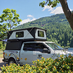 Tente de toit rigide pliable en aluminium imperméable <span class=keywords><strong>pour</strong></span> 2-3 personnes, <span class=keywords><strong>pour</strong></span> camionnette, <span class=keywords><strong>camping</strong></span>-<span class=keywords><strong>car</strong></span> tout-terrain, voiture - Product Image 2
