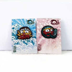 Venta al por mayor del fabricante: Pines de esmalte duro chapados en oro con logotipo personalizado, de imitación de metal antiguo, estilo anime y dibujos animados, a la moda, para insignias. - Product Image 3