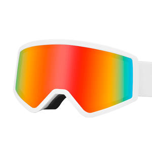 बच्चों के रंगीन लेपित एंटी-कोहरे विरोधी हवा आंखों की सुरक्षा स्की गॉगल आउटडोर सर्दियों के सैंडस्टॉर्म बर्फ दर्पण - Product Image 4