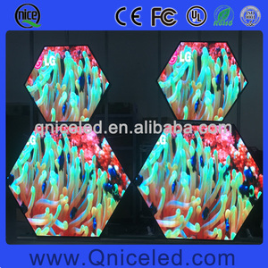 New lục giác LED màn hình hiển thị kỹ thuật số biển và hiển thị logovision dấu hiệu bảng thông minh sexangular LED Video Bảng điều chỉnh biển quảng cáo - Product Image 6