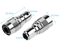Adaptateur de connecteur pour écouteurs à 4 broches en alliage métallique pour Mr Speakers Ether Alpha Dog Prime