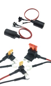 Prise allume-cigare 12V avec fusible, kit de câblage pour caméra embarquée <span class=keywords><strong>ATC</strong></span> ATO Mini Micro2, faisceau de câblage à borne annulaire OEM personnalisé - Product Image 5