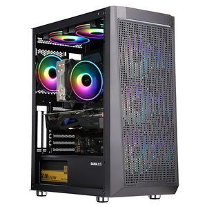 SAMA ARGB Effect Case <span class=keywords><strong>PC</strong></span> Multi Cooling Fan Support Gaming Chassis Mesh Design Computer Gaming <span class=keywords><strong>PC</strong></span> - Product Image 6