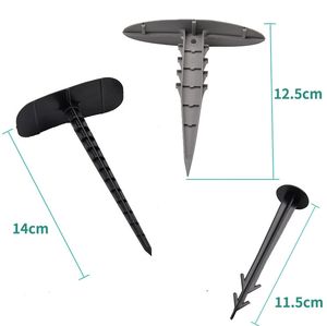 Estacas de Jardín de Acero Negro Recubiertas de PVC, Resistentes a la Corrosión, en Forma de U, para Anclaje de Redes de Escalada en Cercas de Jardín - Product Image 4