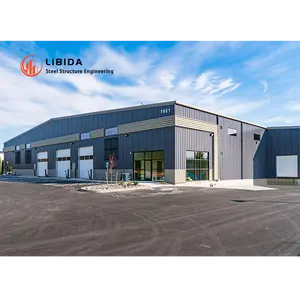 Good Quality Professional Designed Low Price Modern Prefab Warehouse Steel Structure Metal Frame Building With Free Design
