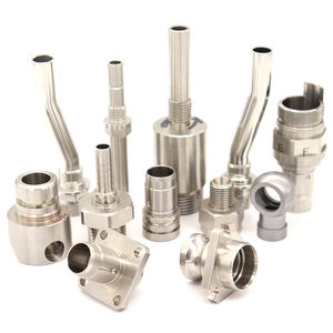 CNC Lathe Mechanical Polishing Stainless Steel Aluminum Pipe <strong>Fittings</strong> and Connectors for <strong>Lighting</strong> Used - Product Image 1