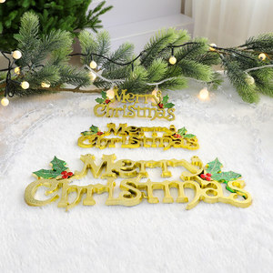 Decoraciones Navideñas, Letras del Alfabeto Inglés de Feliz Navidad, Nuevo Colgante para Árbol de Navidad - Product Image 3
