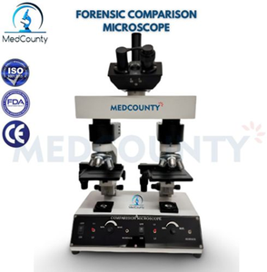 Microscopio de comparación forense con revestimiento de color Medcounty de fabricación india con microscopio de comparación de alta precisión - Product Image 2